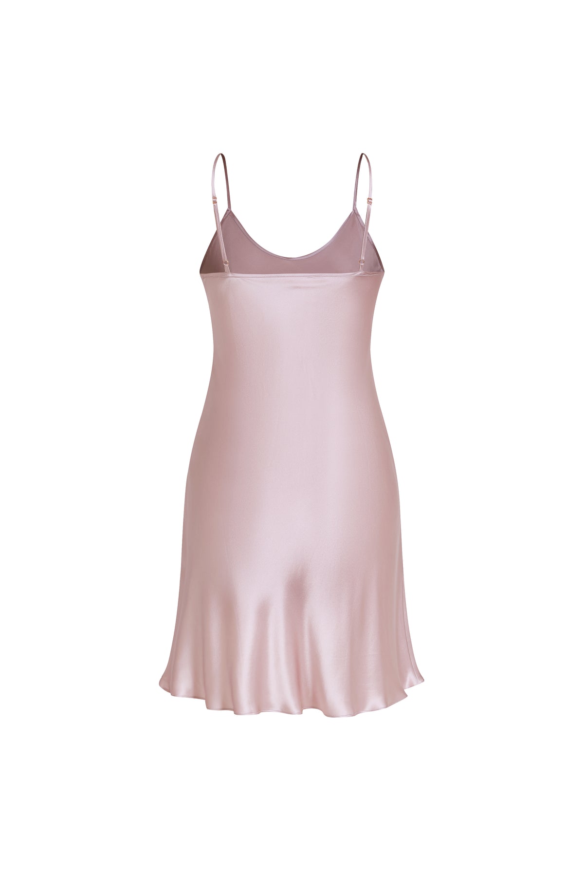 Blushing Skies Slip Dress In Mulberry Silk - Afterglow Rose