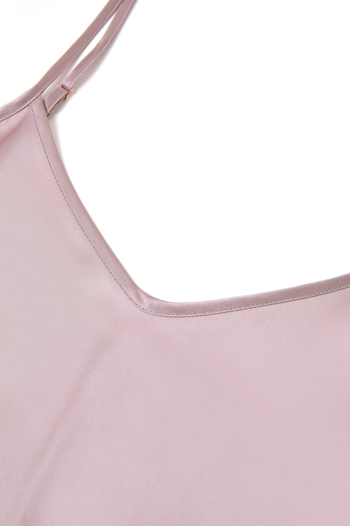 Blushing Skies Slip Dress In Mulberry Silk - Afterglow Rose