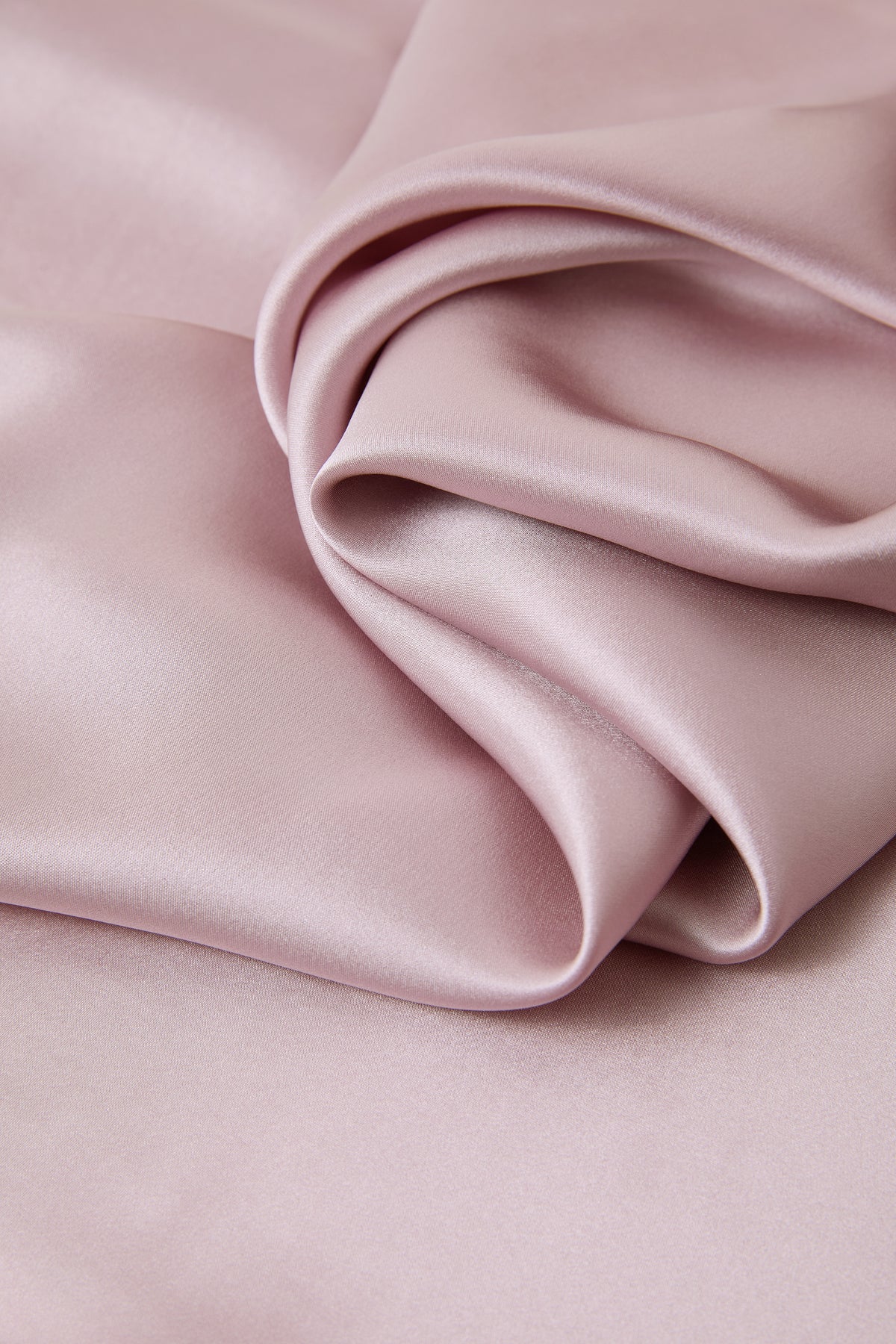 Blushing Skies Slip Dress In Mulberry Silk - Afterglow Rose