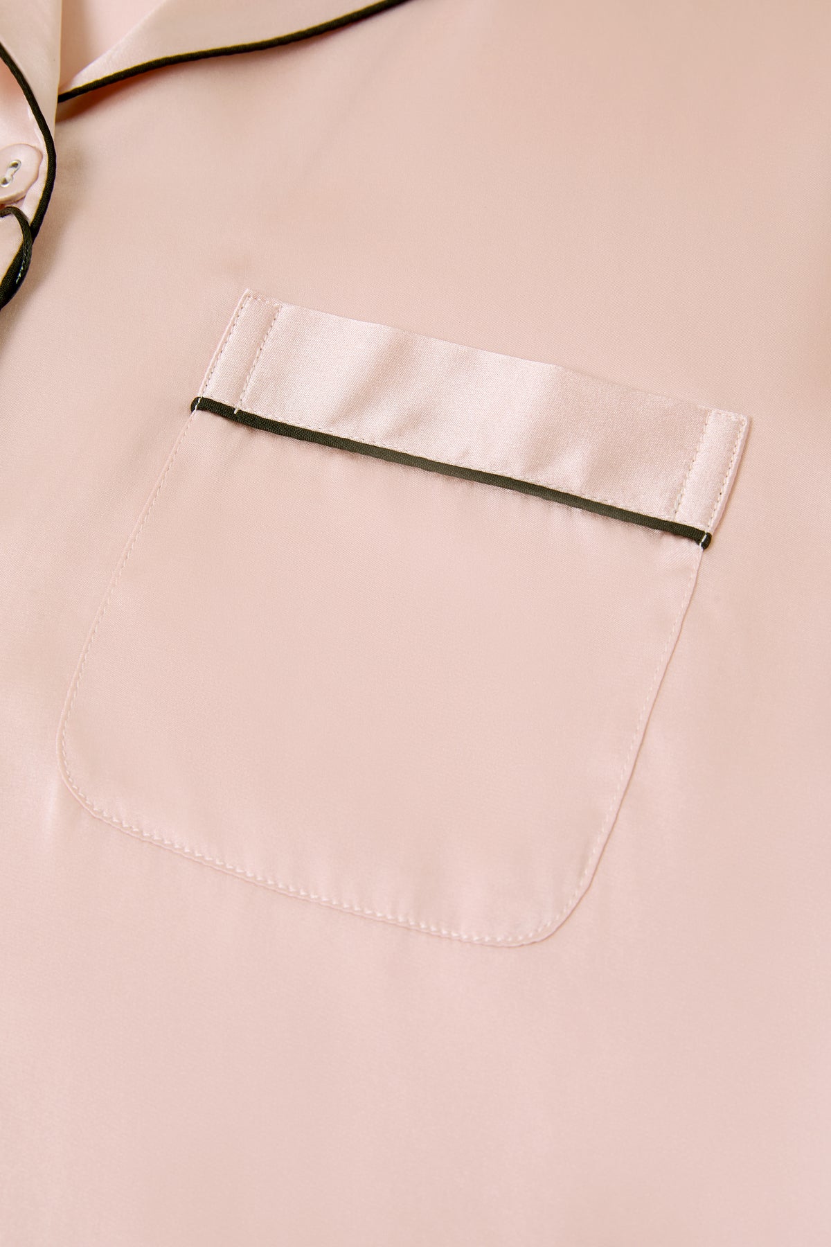 Blushing Skies Silk Pajama Set In Mulberry Silk - Peach Sorbet