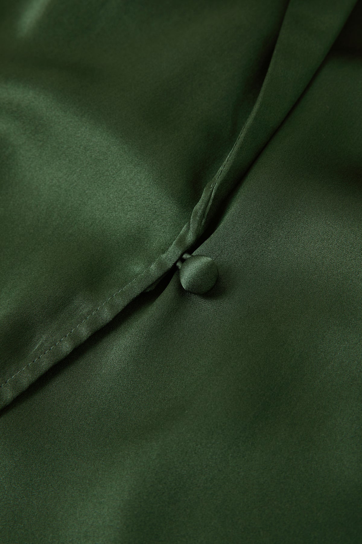 Viridian Lake Chemise and Robe Set In Mulberry Silk - Pine Shadow