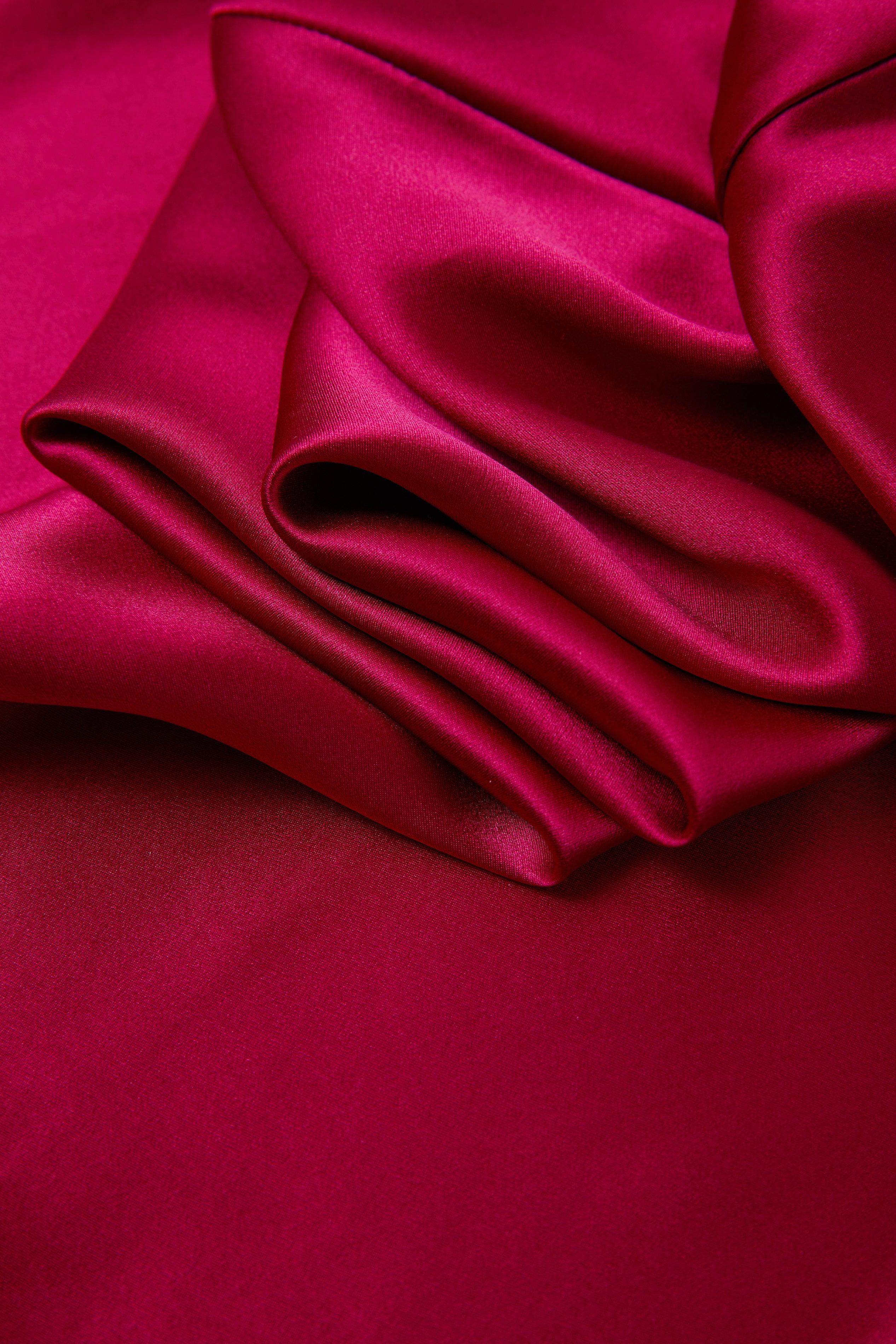 Crimson Maple Slip Dress In Mulberry Silk - Mulled Wine