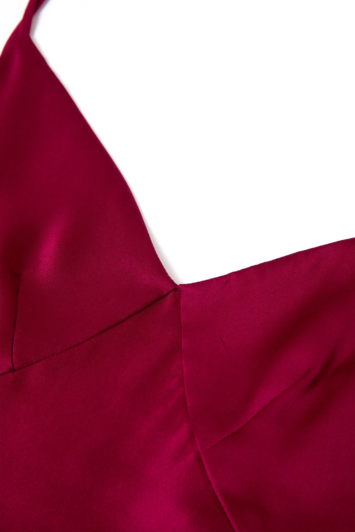 Crimson Maple Slip Dress In Mulberry Silk - Mulled Wine