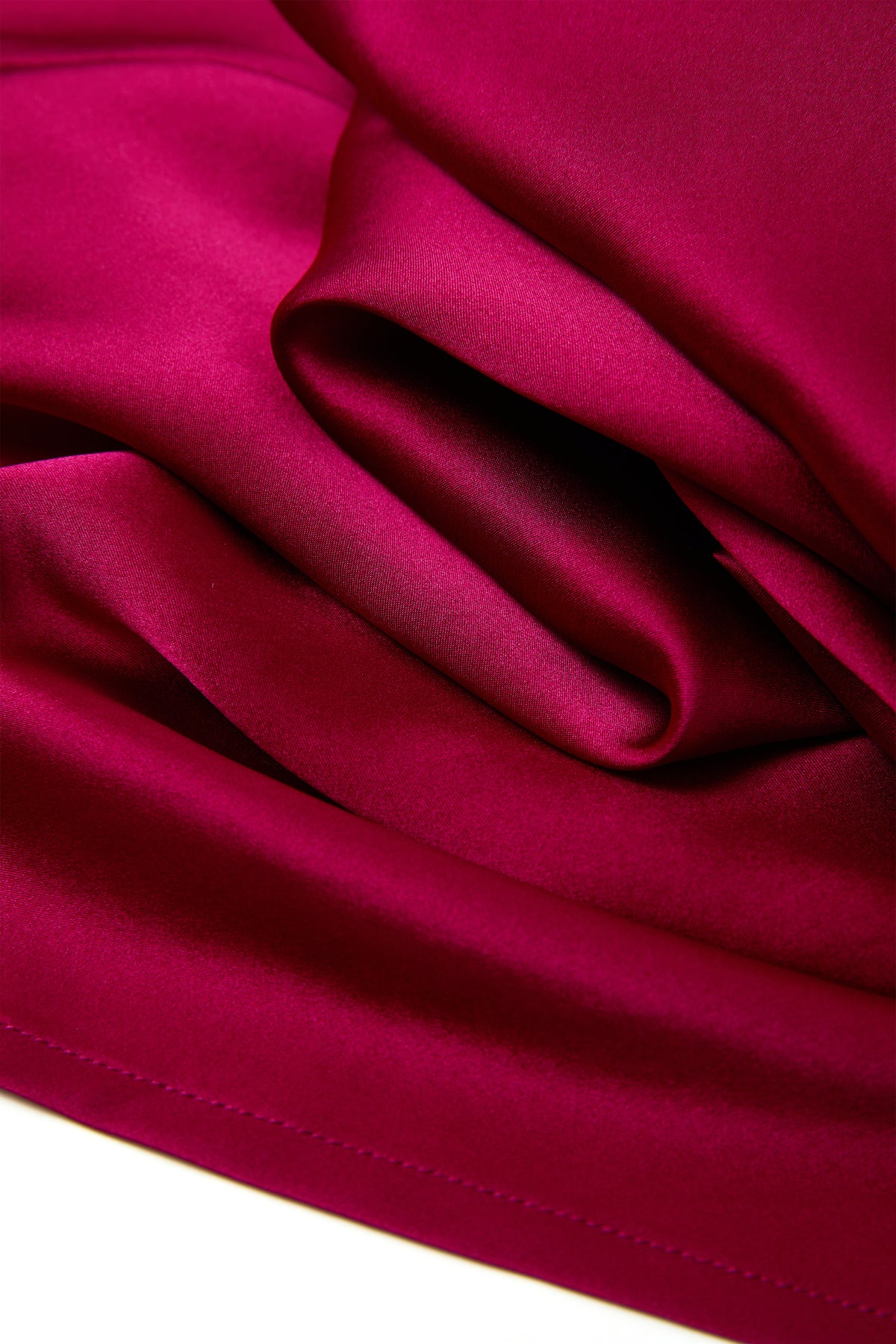 Crimson Maple Slip Dress In Mulberry Silk - Mulled Wine