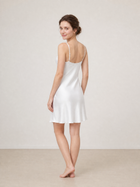 Lunar Glow Slip Dress In Mulberry Silk - Moonbeam