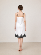 Lunar Glow Lace Slip Dress In Mulberry Silk - Lunar Halo