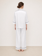 Lunar Glow Silk Pajama Set In Mulberry Silk - Lunar Halo