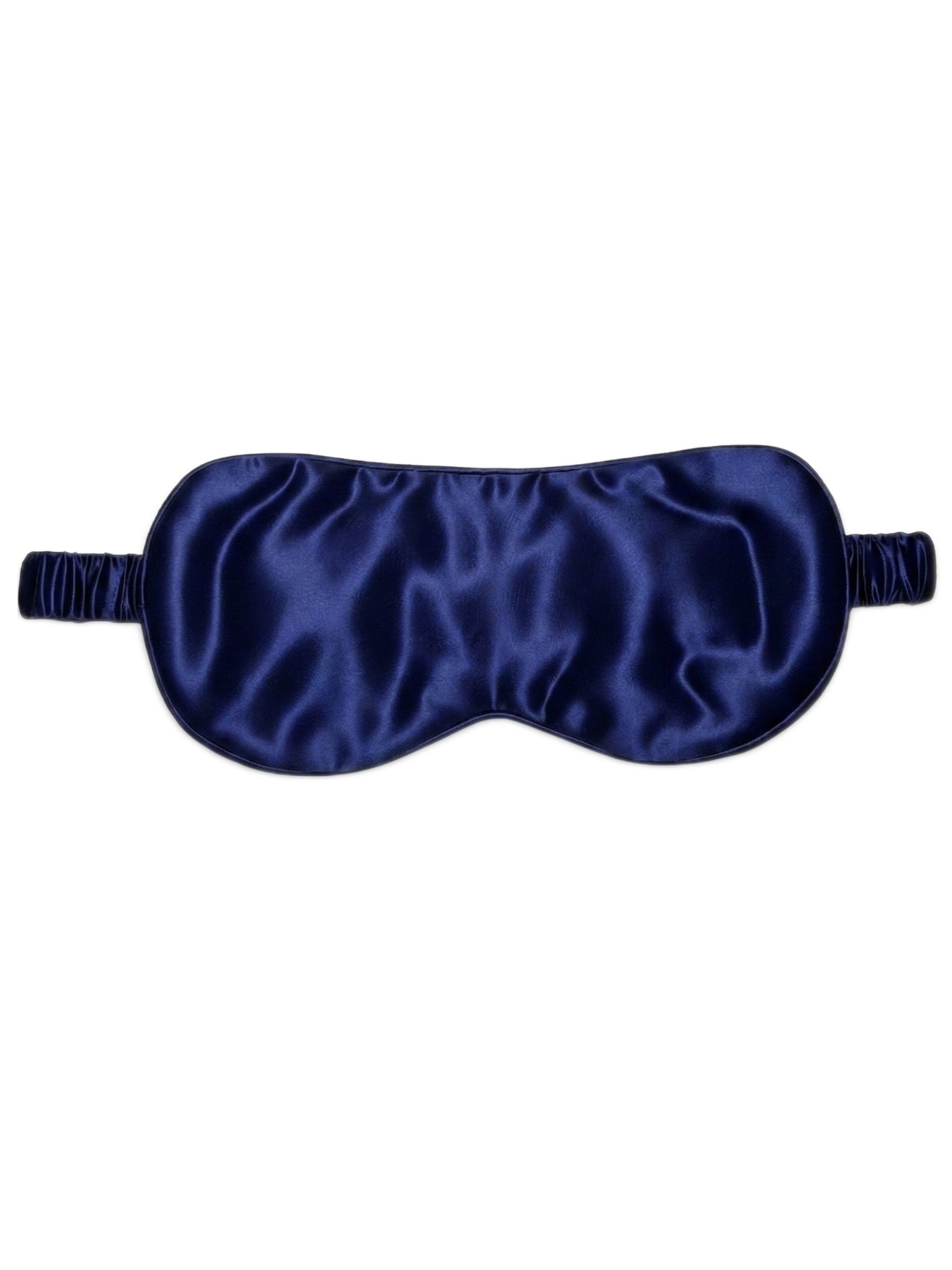 Midnight indigo Eye Mask In Mulberry Silk - Midnight Core