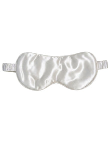 Lunar Glow Eye Mask In Mulberry Silk - Moonbeam