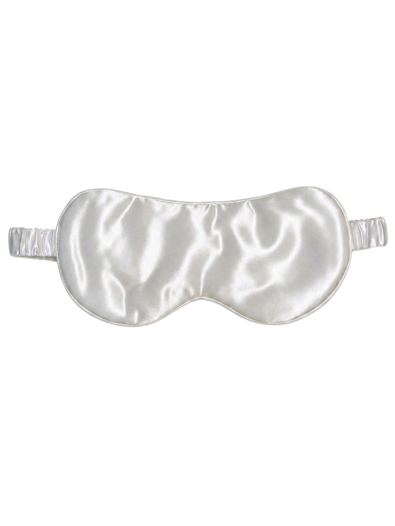 Lunar Glow Eye Mask In Mulberry Silk - Moonbeam