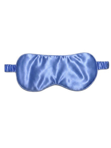 Midnight indigo Eye Mask In Mulberry Silk - Twilight Sea