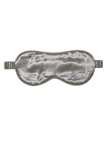 Wheat Shadows Eye Mask In Mulberry Silk - Champagne Breeze