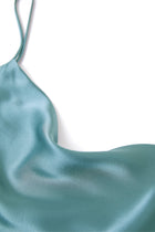 Viridian Lake Slip Dress in Mulberry Silk - Twilight Sea
