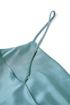 Viridian Lake Slip Dress in Mulberry Silk - Twilight Sea
