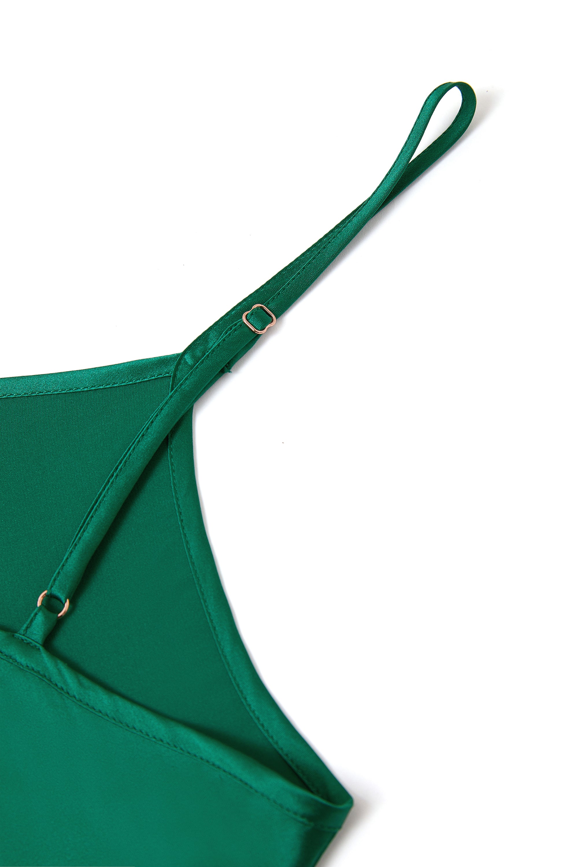 Viridian Lake Slip Dress In Mulberry Silk - Viridian Depth