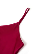 Crimson Maple Slip Dress In Mulberry Silk - Mulled Wine