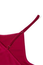 Crimson Maple Slip Dress In Mulberry Silk - Mulled Wine