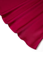 Crimson Maple Slip Dress In Mulberry Silk - Mulled Wine