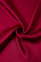 Crimson Maple Slip Dress In Mulberry Silk - Mulled Wine
