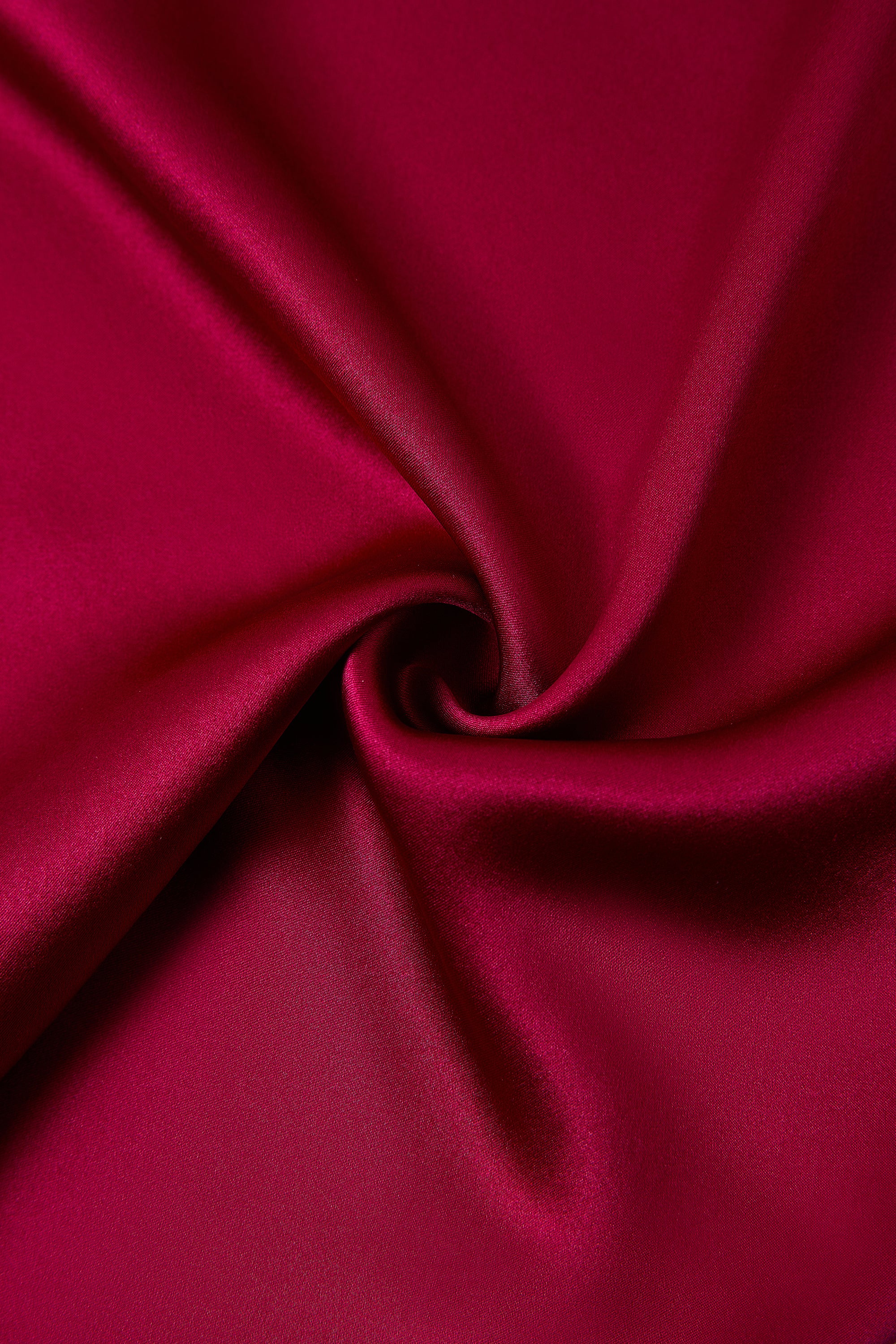 Crimson Maple Slip Dress In Mulberry Silk - Mulled Wine