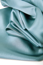 Viridian Lake Silk Pajama Set In Mulberry Silk - Twilight Sea
