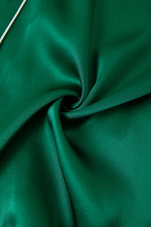 Viridian Lake Silk Pajama Set In Mulberry Silk - Viridian Depth