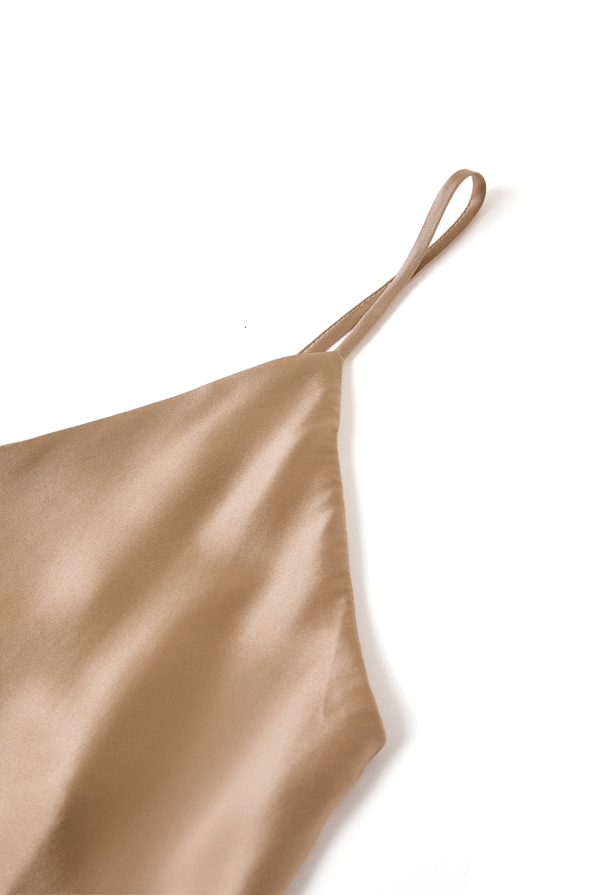 Wheat Shadows Cami and Shorts Set In Mulberry Silk - Amber Grain