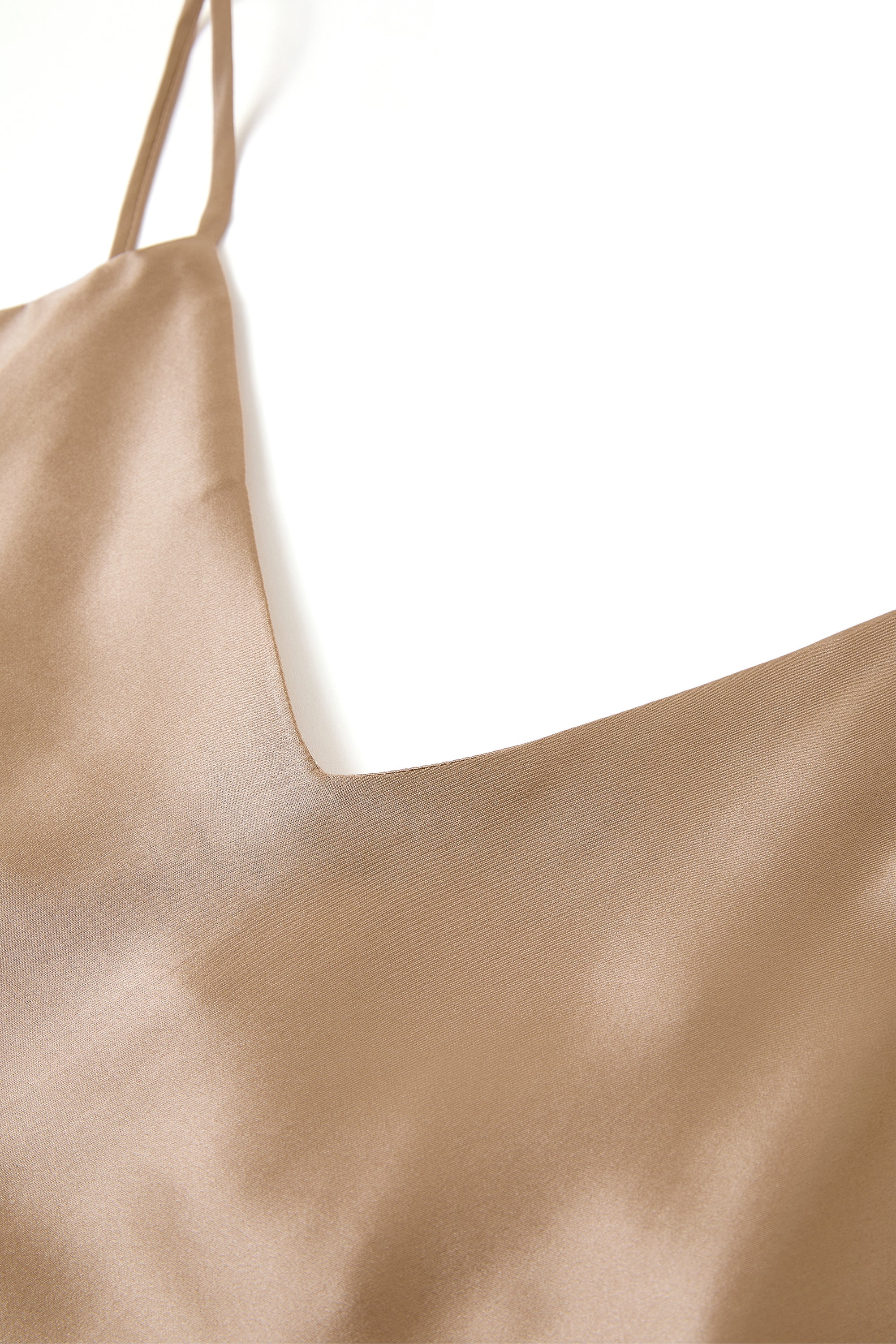 Wheat Shadows Cami and Shorts Set In Mulberry Silk - Amber Grain