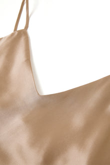 Wheat Shadows Cami and Shorts Set In Mulberry Silk - Amber Grain