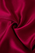 Crimson Maple Cami and Shorts Set In Mulberry Silk - Mulled Wine