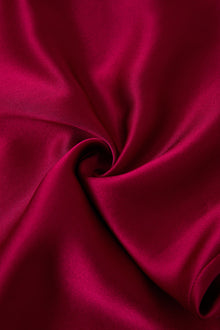 Crimson Maple Cami and Shorts Set In Mulberry Silk - Mulled Wine