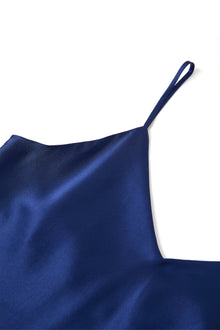 Midnight indigo Cami and Shorts Set In Mulberry Silk - Midnight Core