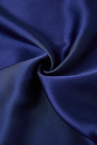 Midnight indigo Cami and Shorts Set In Mulberry Silk - Midnight Core