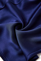 Midnight indigo Cami and Shorts Set In Mulberry Silk - Midnight Core