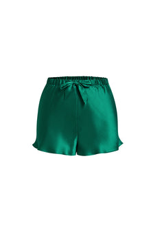Viridian Lake Cami and Shorts Set In Mulberry Silk - Viridian Depth