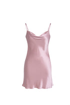 Blushing Skies Slip Dress In Mulberry Silk - Afterglow Rose