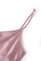 Blushing Skies Slip Dress In Mulberry Silk - Afterglow Rose