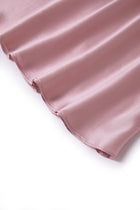 Blushing Skies Slip Dress In Mulberry Silk - Afterglow Rose