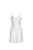 Lunar Glow Slip Dress In Mulberry Silk - Moonbeam