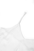 Lunar Glow Slip Dress In Mulberry Silk - Moonbeam