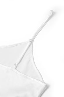Lunar Glow Slip Dress In Mulberry Silk - Moonbeam
