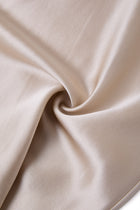 Wheat Shadows Slip Dress In Mulberry Silk - Champagne Breeze