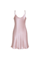 Blushing Skies Slip Dress In Mulberry Silk - Twilight Mauve