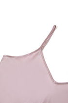 Blushing Skies Slip Dress In Mulberry Silk - Twilight Mauve