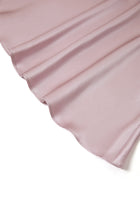 Blushing Skies Slip Dress In Mulberry Silk - Twilight Mauve