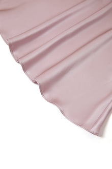 Blushing Skies Slip Dress In Mulberry Silk - Twilight Mauve