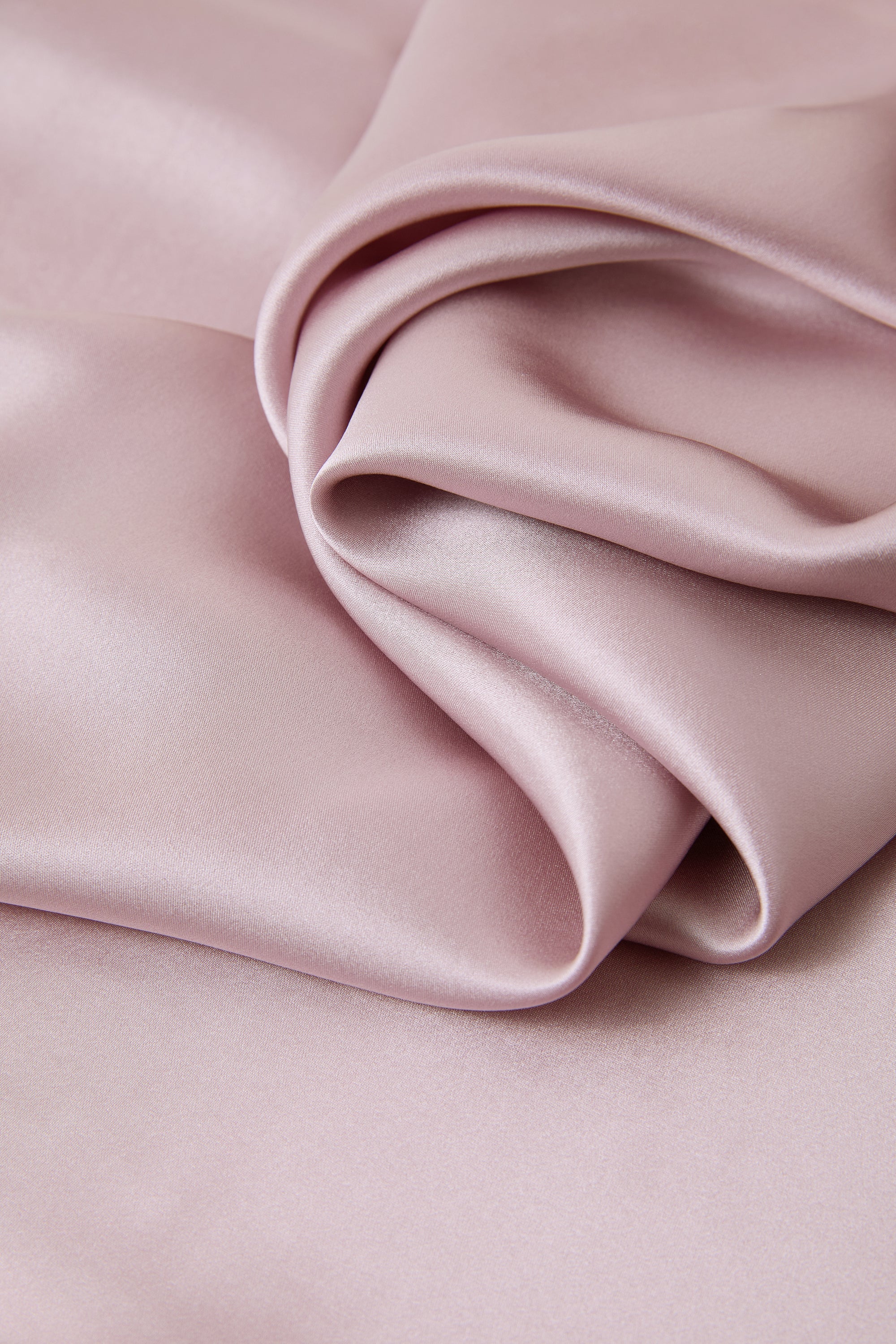 Blushing Skies Slip Dress In Mulberry Silk - Twilight Mauve
