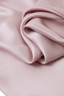 Blushing Skies Slip Dress In Mulberry Silk - Twilight Mauve