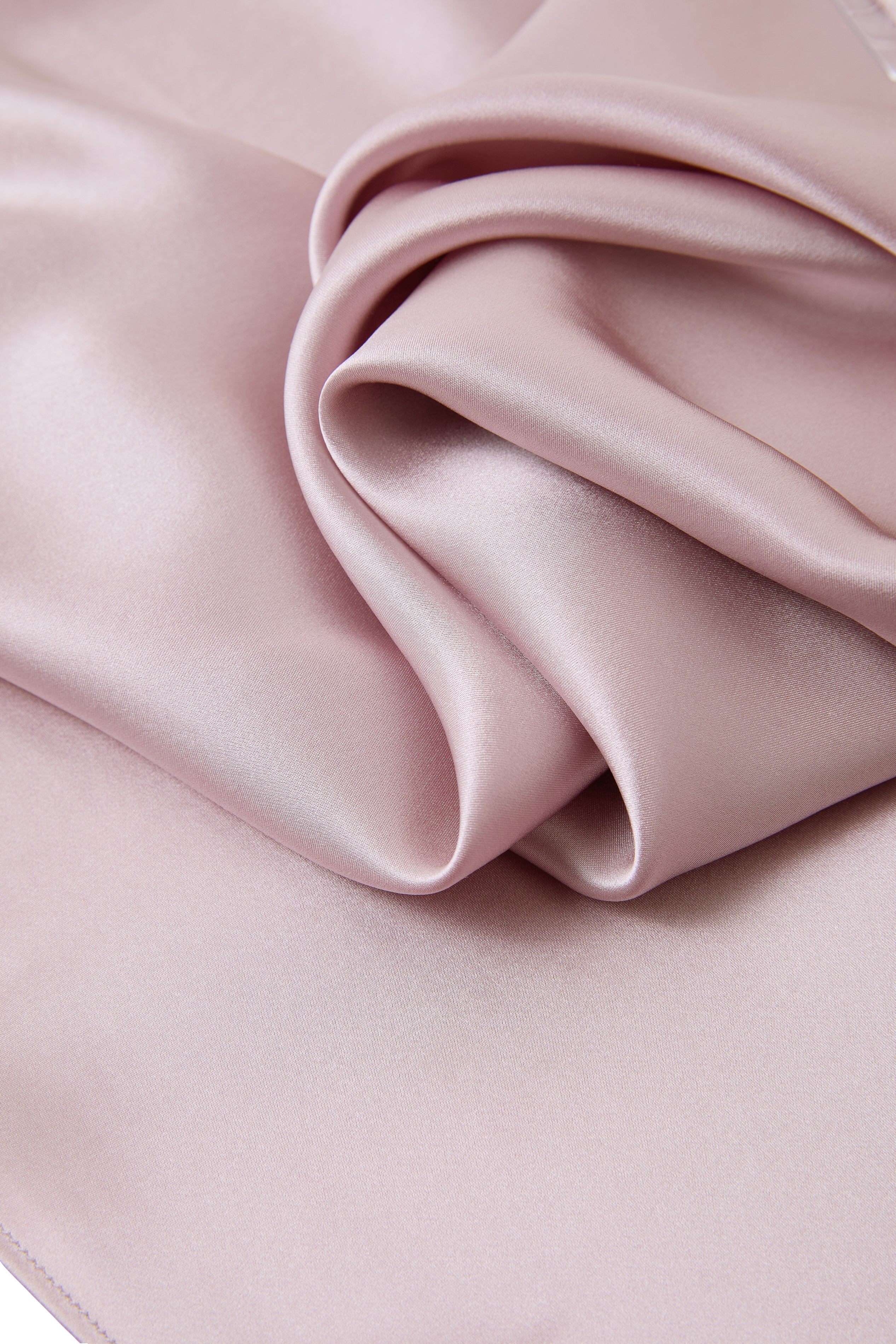Blushing Skies Slip Dress In Mulberry Silk - Twilight Mauve