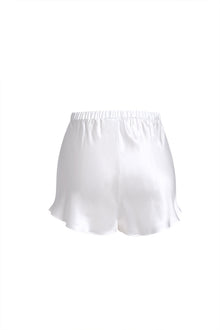 Lunar Glow Cami and Shorts Set In Mulberry Silk - Moonbeam